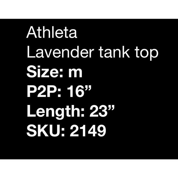 Athleta purple tank- size M - Picture 6 of 6